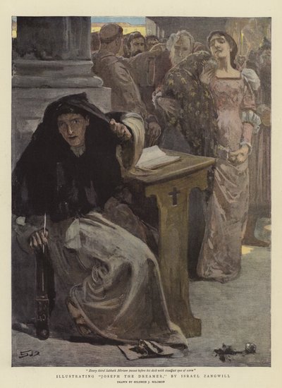 Illustration de Joseph le rêveur, par Israel Zangwill - Solomon Joseph Solomon